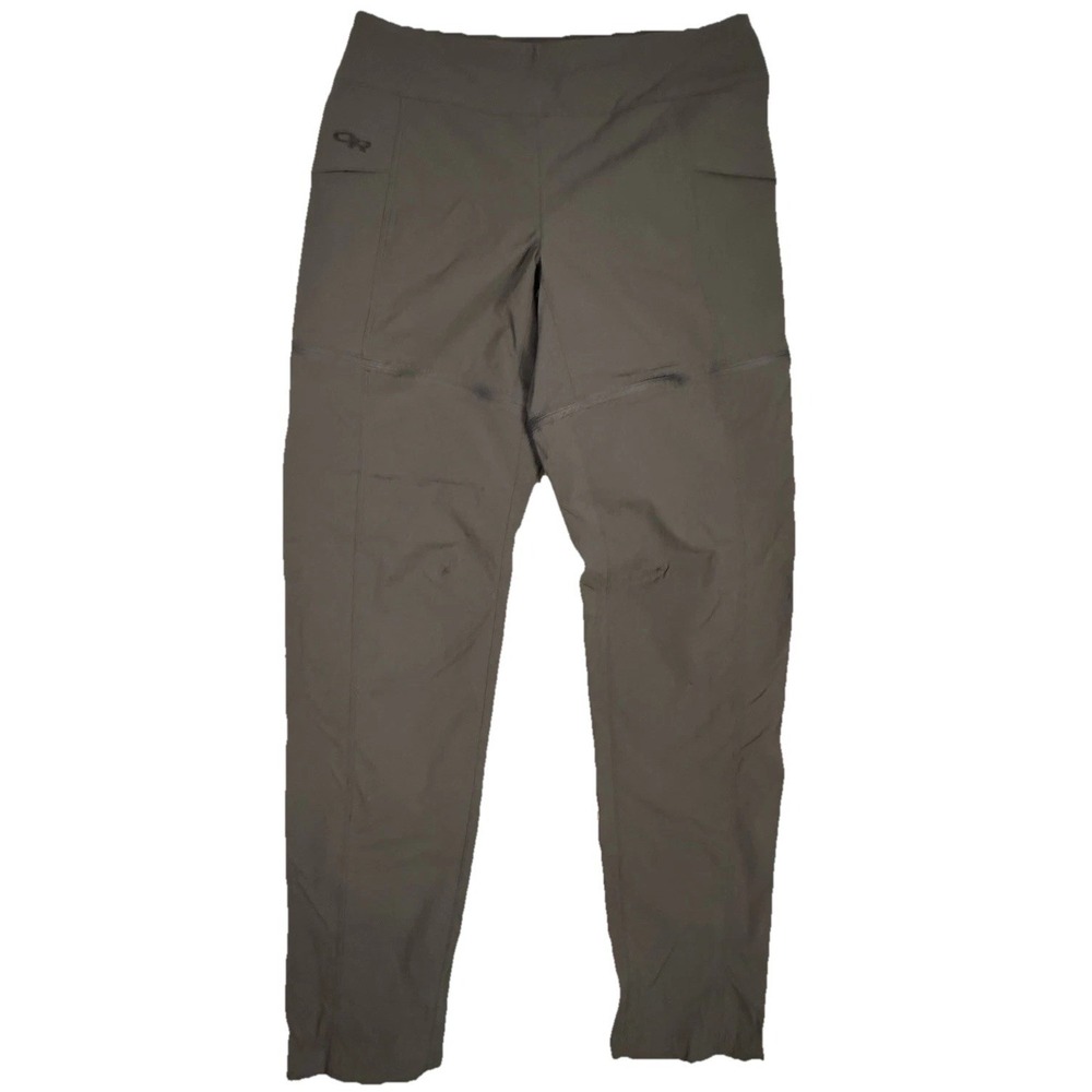 Outdoor Research Equinox Pants Womens 8 Gray Lightweight Convertible Gorpcore